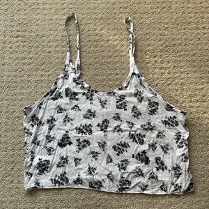 Brandy Melville Floral Crop Top